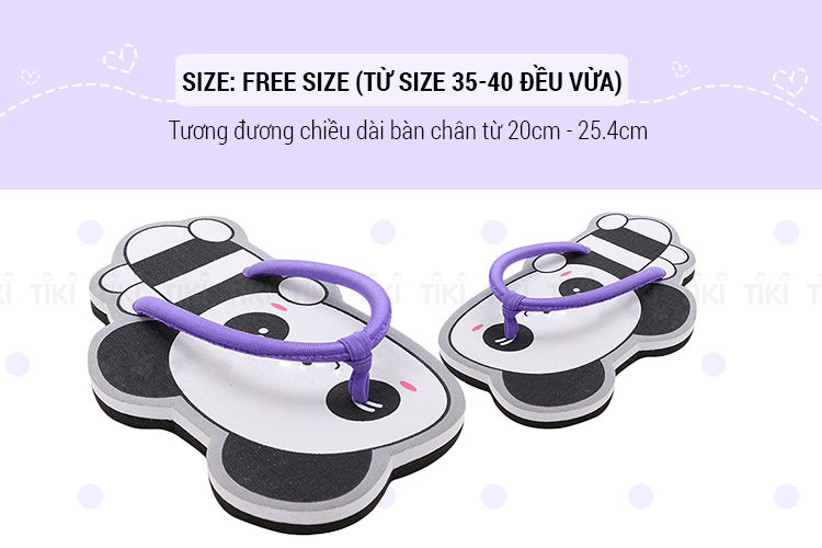 Dép Đi Trong Nhà Hình Gấu Trúc Panda Cute Thời Trang  LLP0011