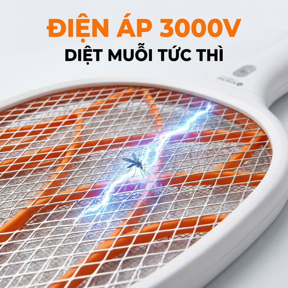 Vợt muỗi Kachi - hàng chính hãng