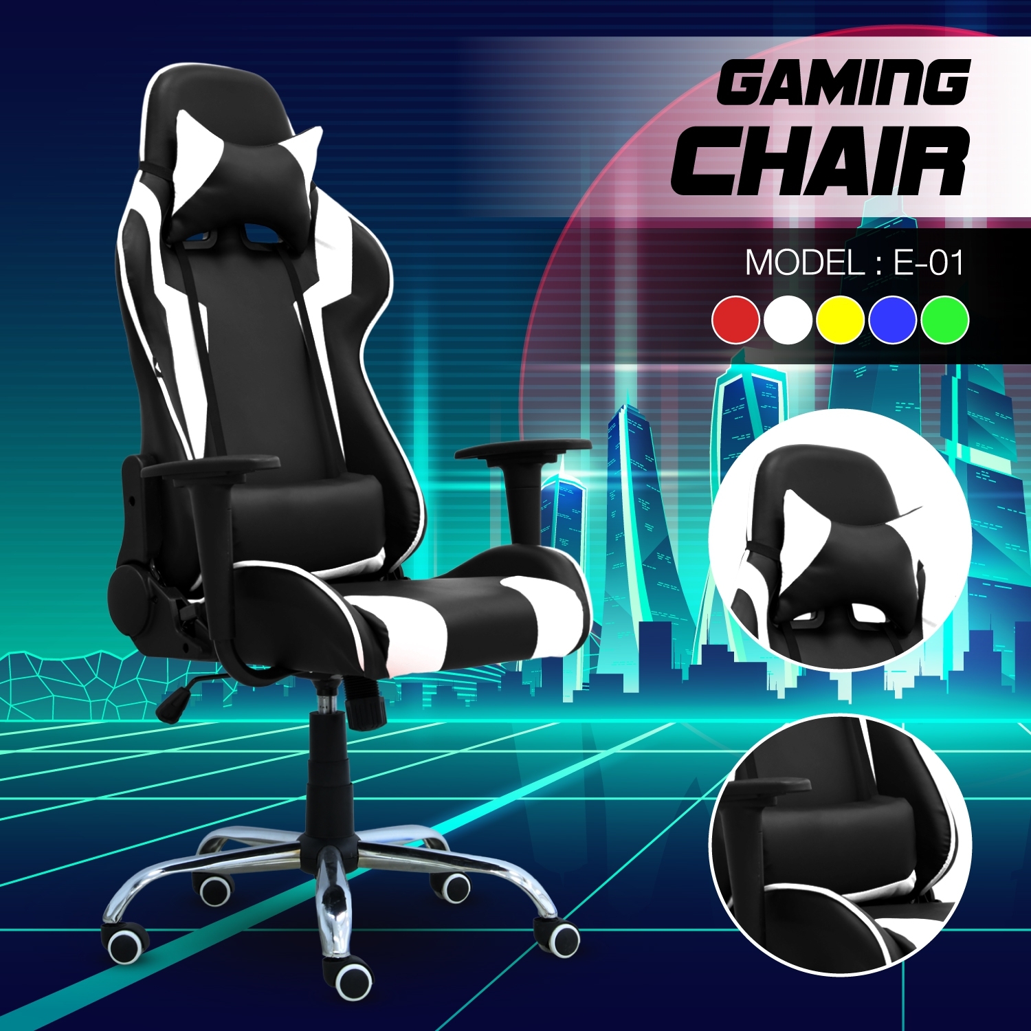 Ghế gaming chất lượng được làm từ chất liệu cao cấp