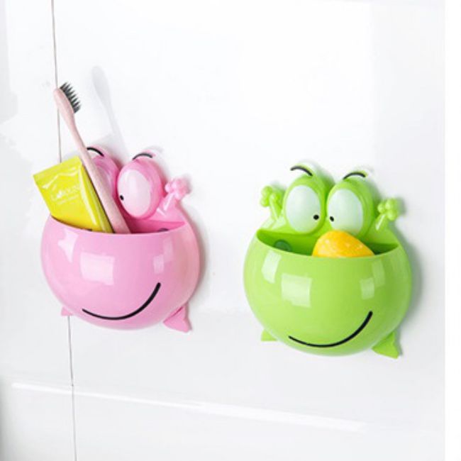 Combo dụng cụ đựng vật dụng hình ếch đa năng + máy tạo 3 kiểu tóc thời trang sành điệu 