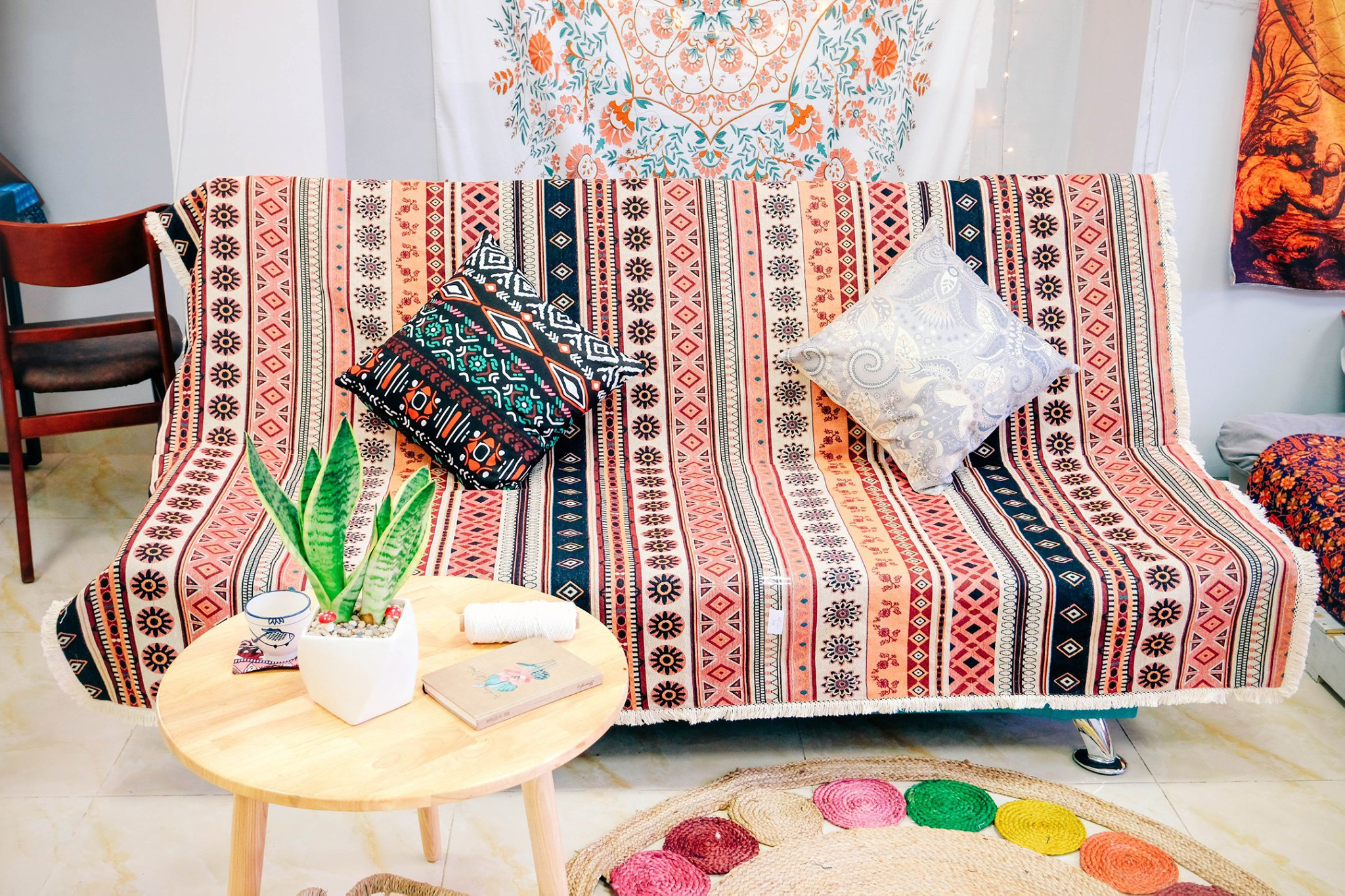 THẢM THỔ CẨM CHĂN PHỦ GHẾ SOFA, KHĂN TRẢI BÀN, THẢM TRẢI SÀN 01