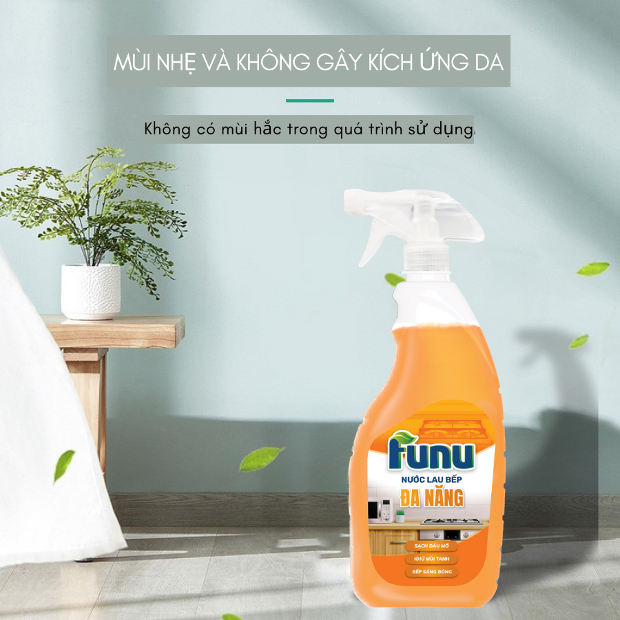 Bình xịt vệ sinh đa năng, xịt nhà bếp bám dầu mỡ, tẩy các vết ố bẩn, giệt vi khuẩn có hại chuyên tẩy dầu mỡ, tẩy nhà bếp, tẩy hút mùi, bếp gas, bếp từ, đáy xoong, đáy chảo - Hàng chính hãng