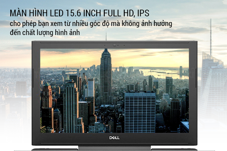 Laptop Dell Inspiron 7577G J58Y21 Core i5-7300HQ/Win10 (15.6 inch) - Đen - Hàng Chính Hãng