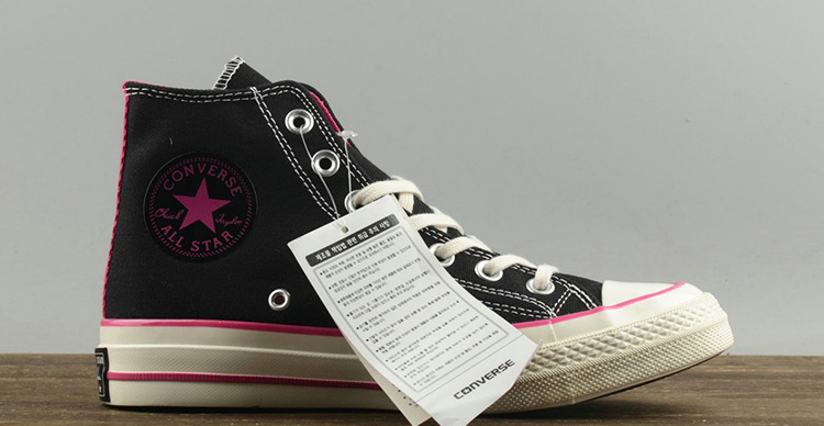 Giày Sneaker Unisex Converse Chuck Taylor 1970s Black Pink High 149445C