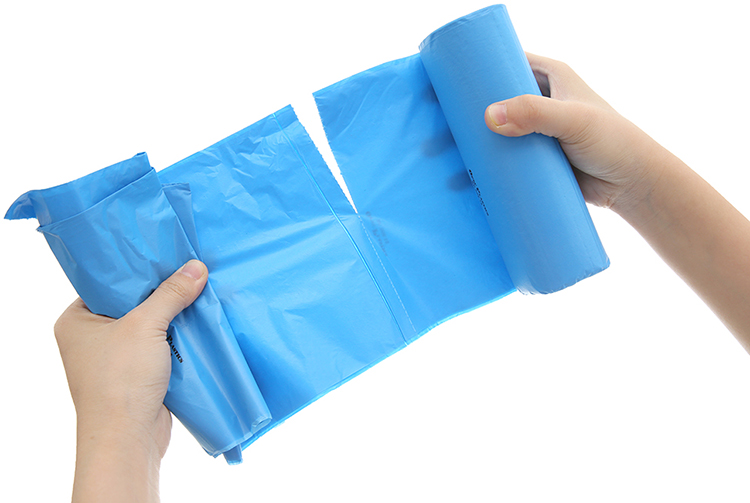 Túi Rác Màu Green Eco Thân Thiện Môi Trường (65 x 78cm x 1Kg) (Xanh, Hồng, Vàng)