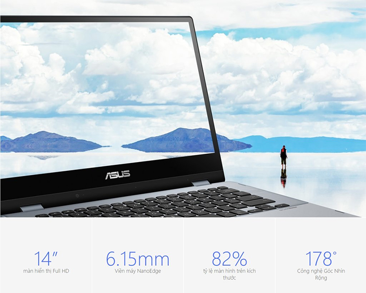 Laptop Asus Vivobook Flip TP412FA-EC266T Core i5-8265U/ Win10 (14 FHD Touch) - Hàng Chính Hãng Laptop Asus Vivobook Flip TP412FA-EC266T Core i5-8265U/ Win10 (14 FHD Touch) - Hàng Chính Hãng