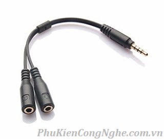 Dây chia audio 1 cổng ra 2 cổng chuẩn 3.5mm 1