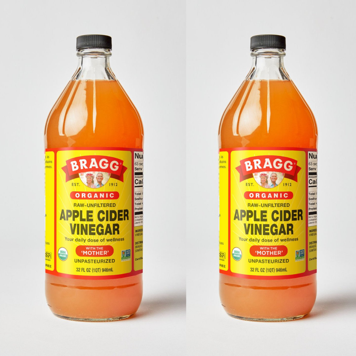 Giấm táo hữu cơ Organic Bragg 946ml (2 chai)