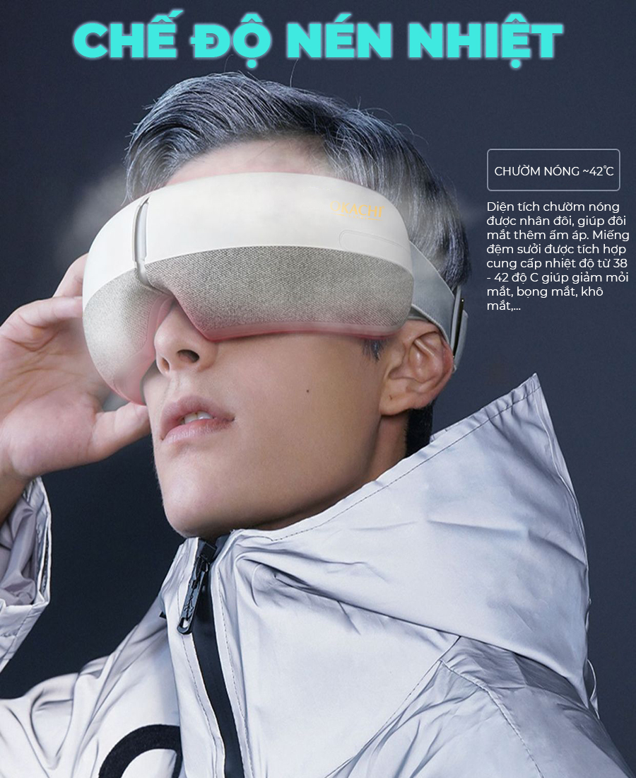 Máy Massage mắt OKACHI JP-E8