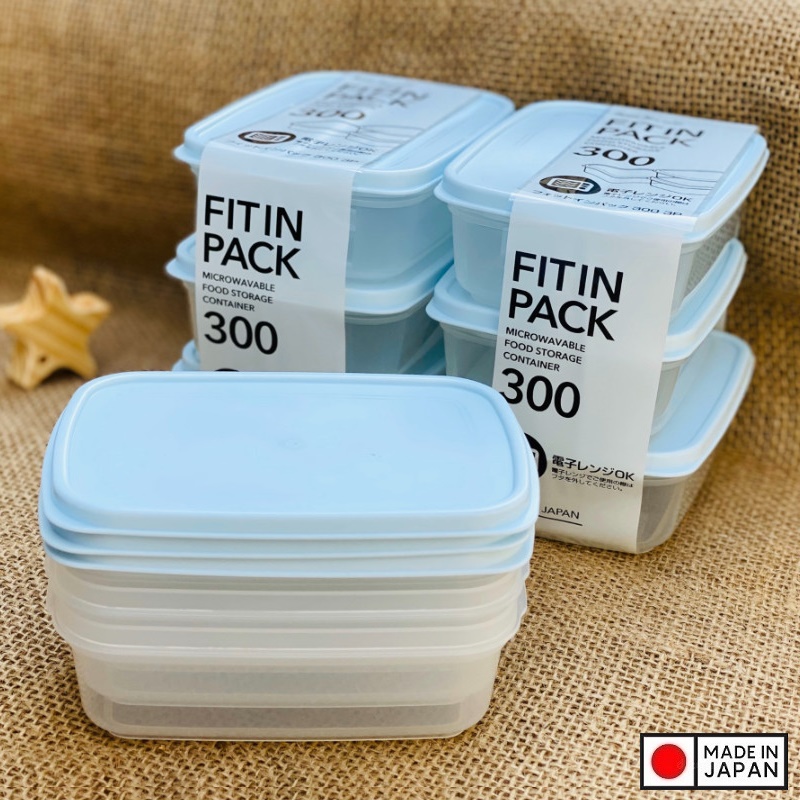 Hộp nhựa đựng thực phẩm nắp déo Fitin Pack các cỡ nội địa Nhật Bản