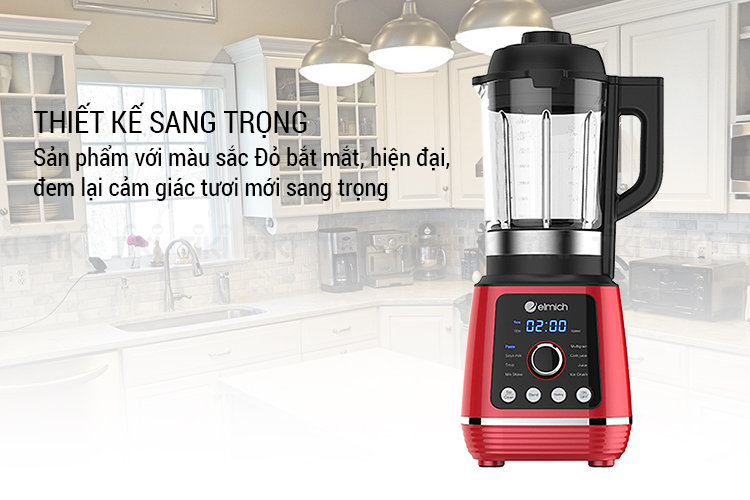 Máy Xay Nấu Sinh Tố Đa Năng Elmich BLE-1850 - 1.75L - Hàng chính hãng