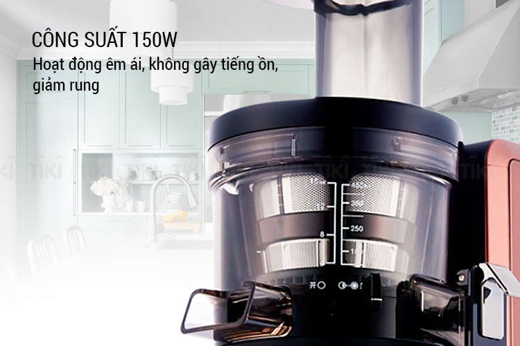 Máy Ép Trái Cây Tốc Độ Chậm Hurom HZ LBE17 (150W) - Hồng Đồng - Hàng Chính Hãng