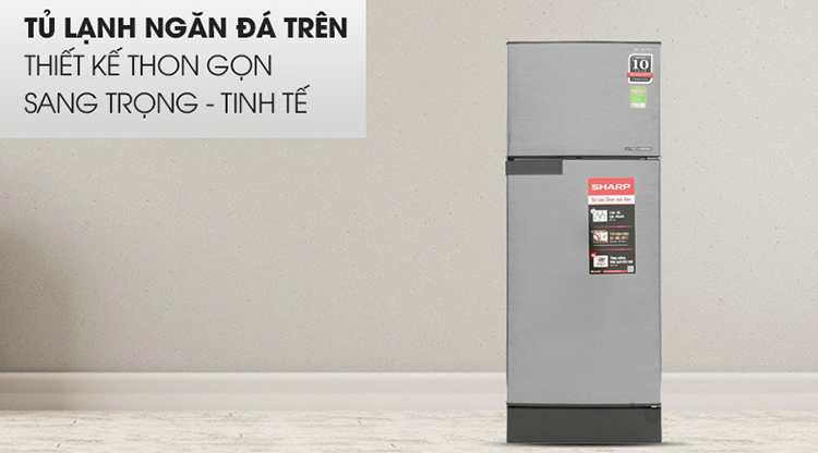 Tủ Lạnh Inverter Sharp SJ-X196E-SL (165L) - Hàng Chính Hãng Tủ Lạnh Inverter Sharp SJ-X196E-SL (165L) - Hàng Chính Hãng