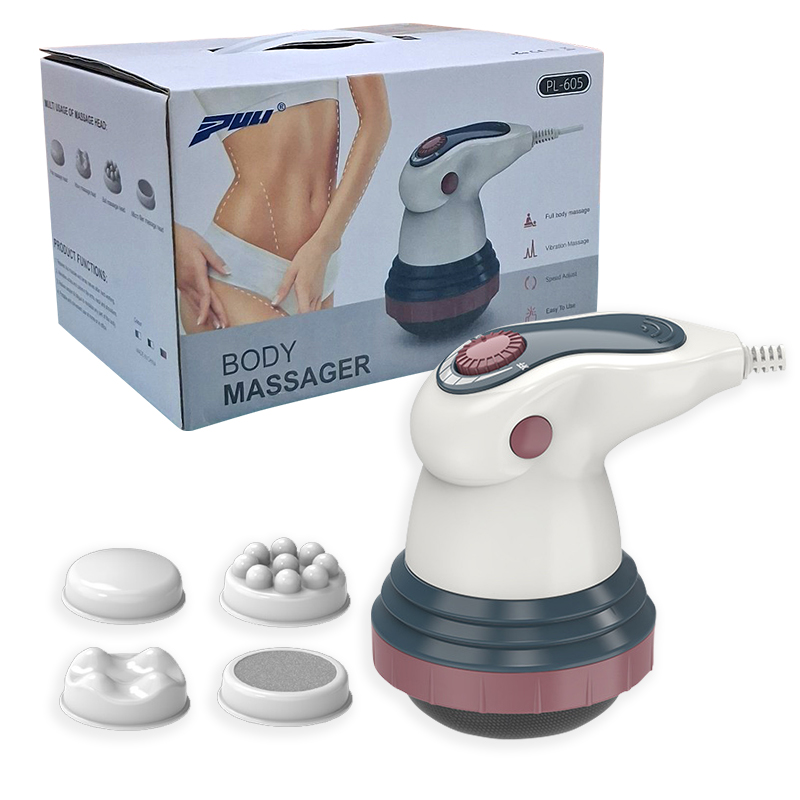 Máy massage bụng cầm tay 4 đầu hồng ngoại Puli PL-605 - Cơ
