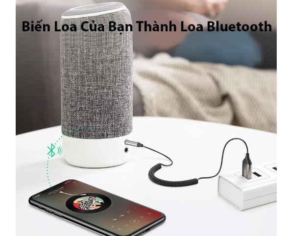 Bộ thu Bluetooth 5.0 tích hợp mic đàm thoại UGREEN CM309 70601 - Hàng chính hãng