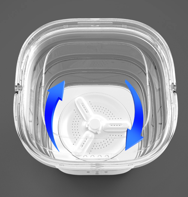 Xiaomi Youpin Moyu Folding Wash Machine Mini Portable Laundry Machine Dehydrated Washing Machine Gift For Home Travel