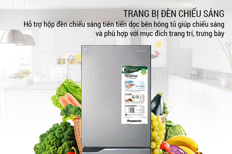 Tủ Lạnh Inverter Panasonic NR-BV288QSVN (255L) - Xám Bạc (Dành Cho Khu Vực Hồ Chí Minh) - Hàng chính hãng