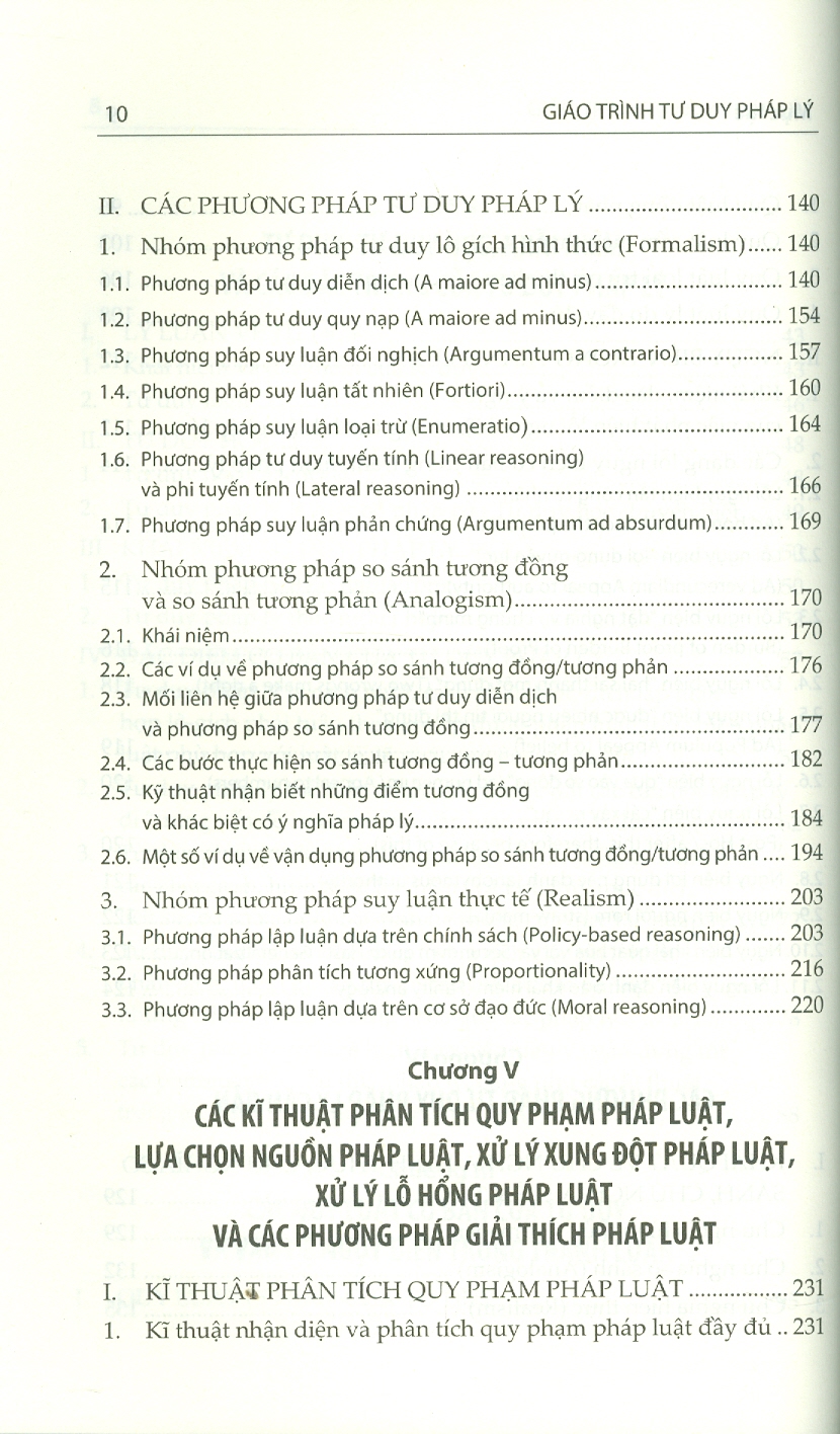 GIÁO TRÌNH TƯ DUY PHÁP LÝ - PGS. TS. Nguyễn Minh Tuấn, PGS. TS. Nguyễn Hoàng Anh (Đồng chủ biên) - Tái bản - (bìa mềm)