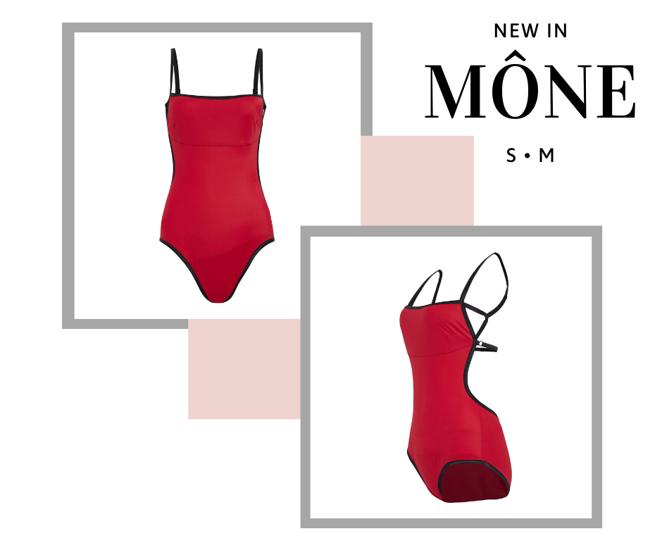 Đồ tắm, đồ bơi nữ, bikini một mảnh bọc viền, hai dây hở lưng thời trang Mône chính hãng Paradise Island