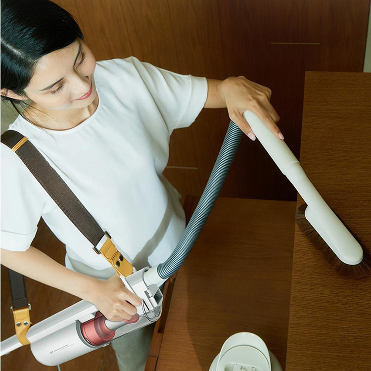 Xiaomi Deerma Vacuum Cleaner With Belt Handheld DX800S 14000pa Suction 600W Electric Wiper Floor Washers Wet Mopping White US Plug