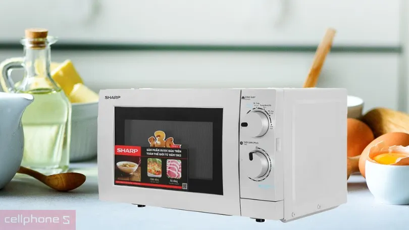 Lò Vi Sóng Sharp R-207VN-SL (20L) - Hàng Chính Hãng
