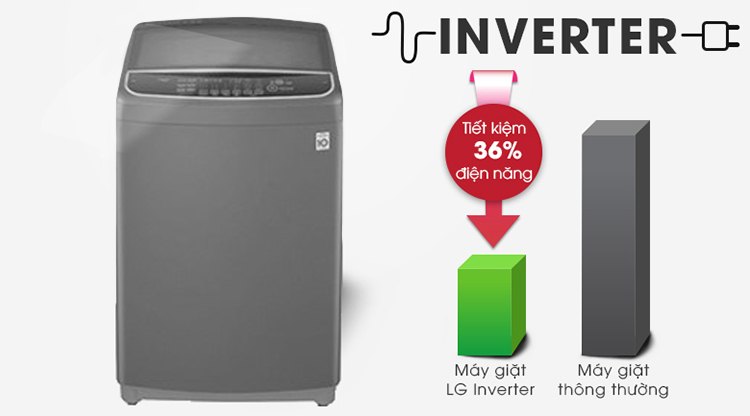 Máy giặt LG Inverter 11.5kg T2351VSAB - Chỉ giao HCM