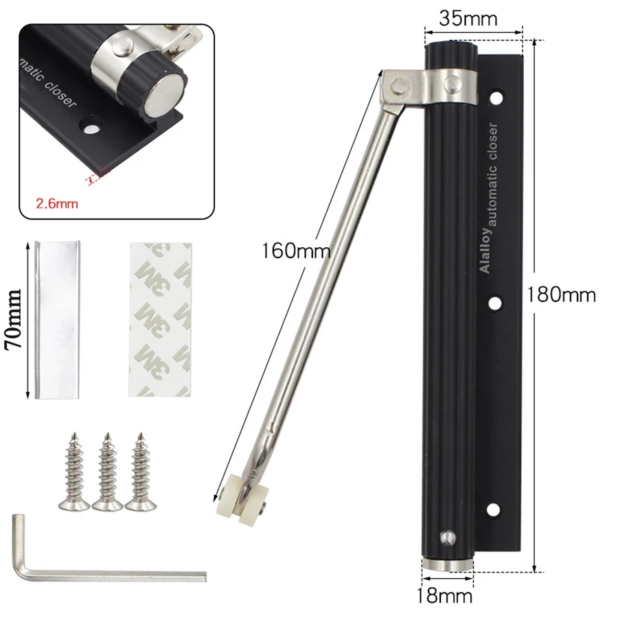 Bản Lề Đóng Cửa Tự Động Mẫu Mới KUNBE Phù Hợp Cửa Vừa Và Nhẹ Dễ Đóng Mở Không Gây Hư Hỏng Cửa