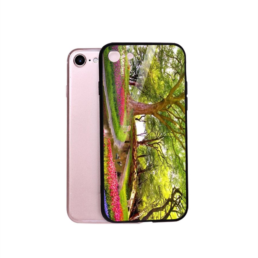 Ốp điện thoại kính cường lực cho máy iPhone 5/5s/se - Vườn Hoa MS VHOA043