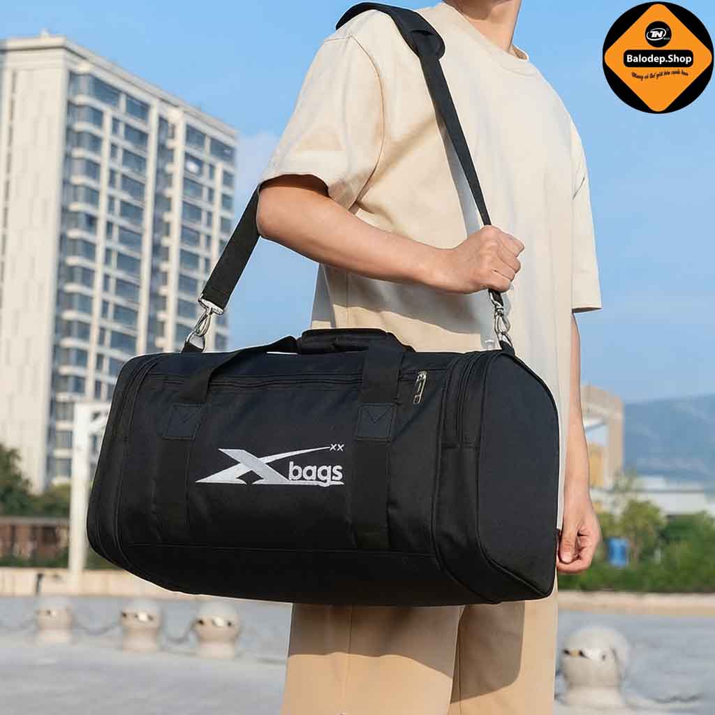 Túi Thể Thao Cao Cấp Chống Nước Xbags XB6001 Màu Đen, Có Ngăn Giày Đựng Riêng, Không Gian Rộng, Nhiều Ngăn, Trẻ Trung Cá Tính XB6001!