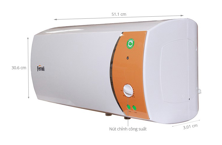 Bình Nước Nóng Ferroli Verdi TE (15L) - Hàng Chính Hãng