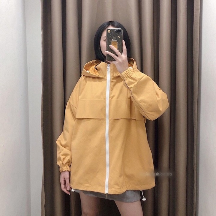 áo khoác gió nữ thời trang Hàn Quốc