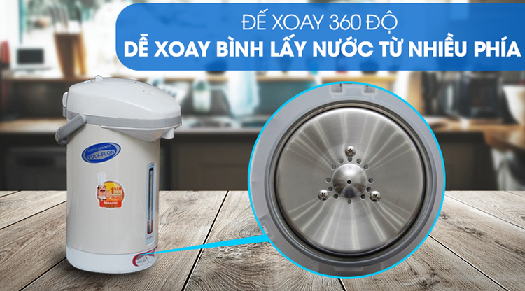 Bình Thủy Điện Sharp KP-31BTV (2.8L) - Trắng - Hàng chính hãng