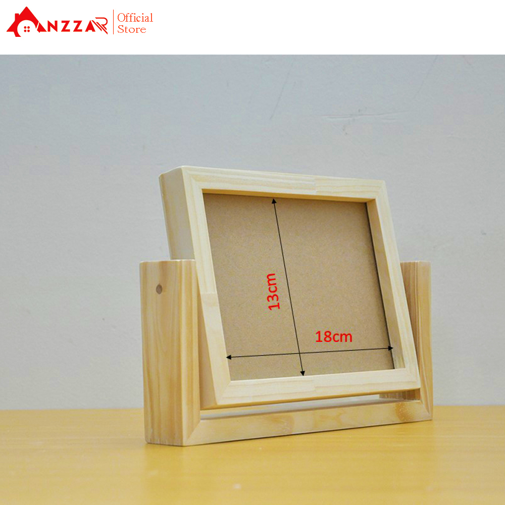 Khung ảnh để bàn xoay dọc nhiều kích thước, khung ảnh trang trí Anzzar-04