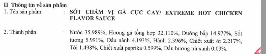 sốt chấm samyang vị cực cay