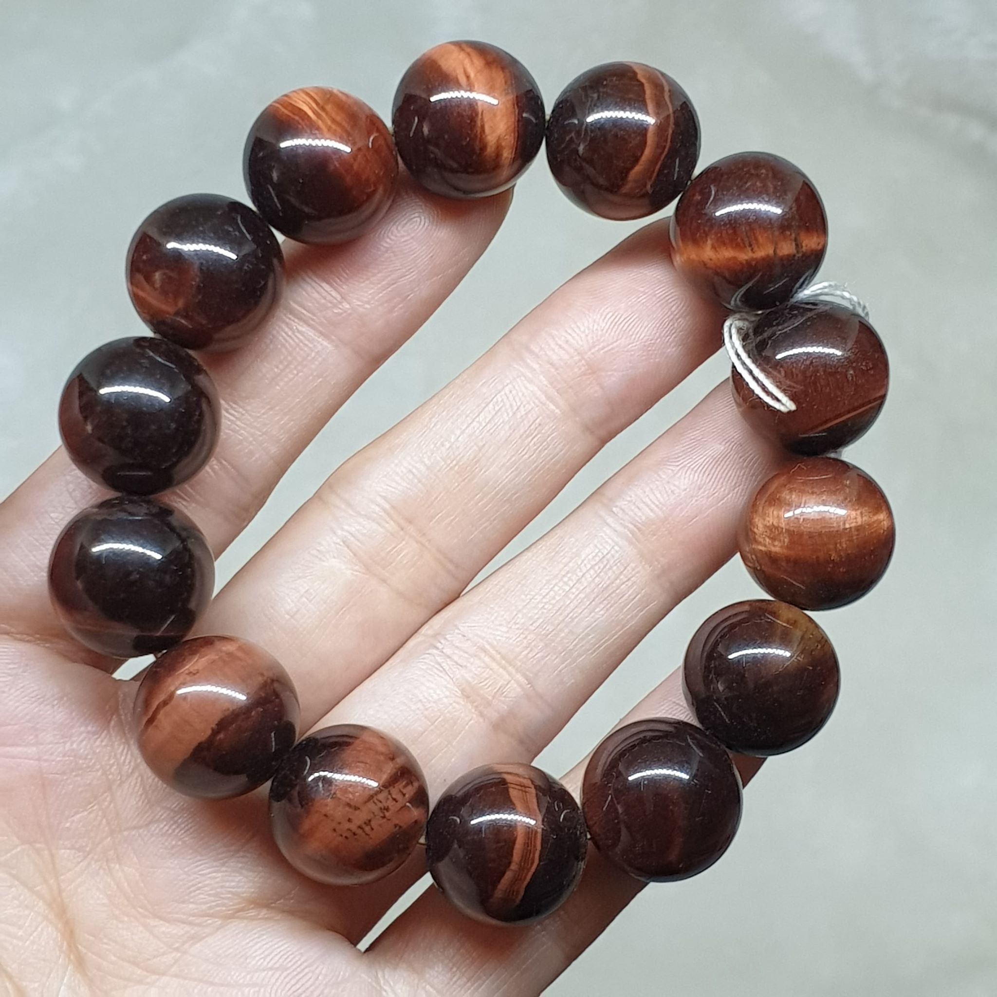 Vòng Tay Đá Mắt Hổ Vàng Tươi Thiên Nhiên Size 10li – VTMH0003
