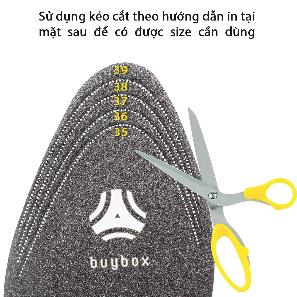 Hướng dẫn sử dụng Lót giày cao gót mũi nhọn 4D có gờ chống sốc giảm mỏi gang bàn chân - buybox