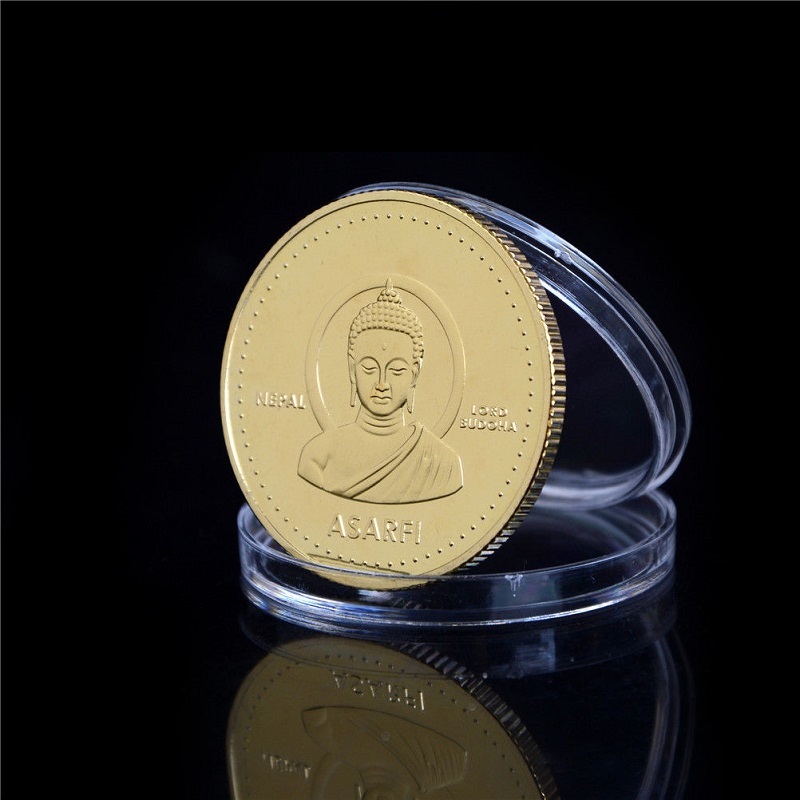 Đồng tiền xu hình Phật Thích Ca
