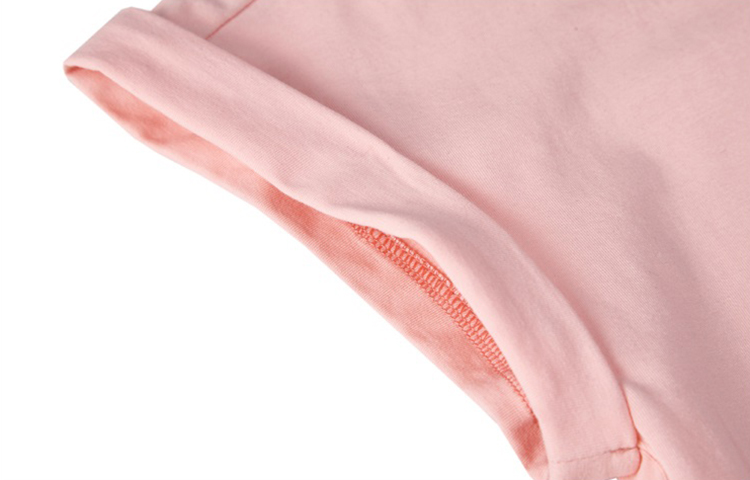 Áo Kiều Nữ Có Túi Chèn Logo T&D - Hồng Dâu