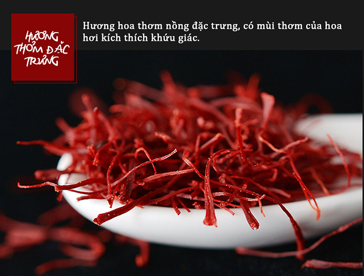 Saffron Shyam Gazelle (1g) - Tặng 1 Hộp Hoa Hồng Korea Detox, Thanh Nhiệt