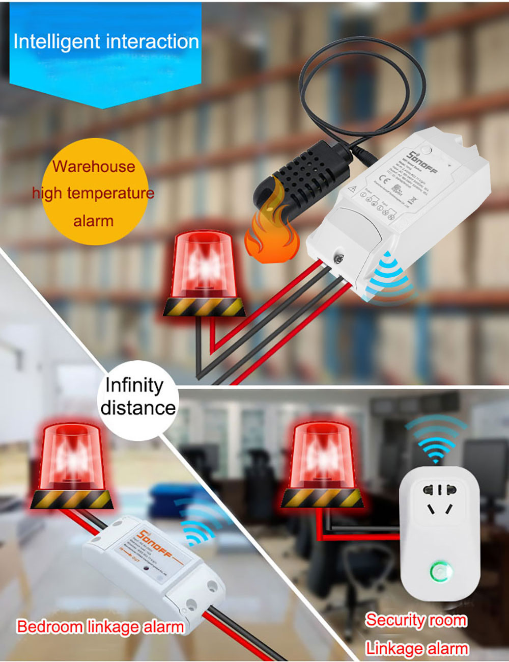 Công Tắc Thông MInh Cảm Biến Sonoff TH10 Công Tắc Thông MInh Cảm Biến Sonoff TH10
