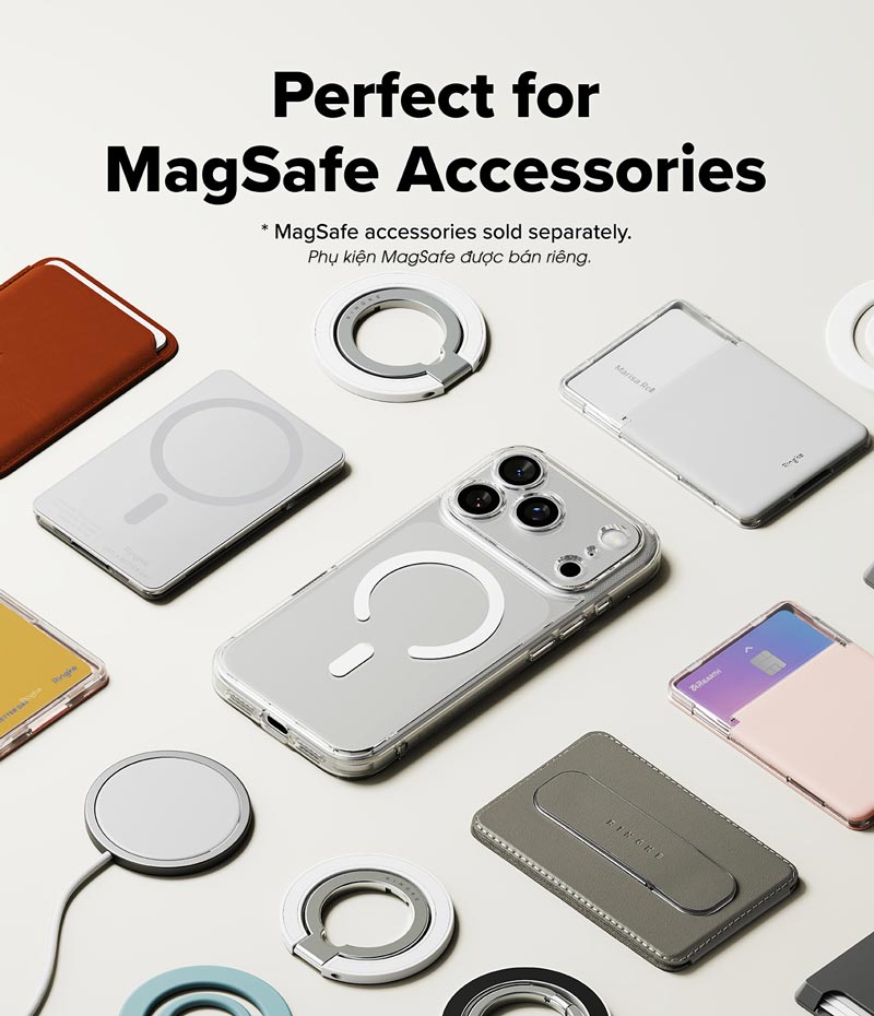 Ốp lưng cho iPhone 17 Pro Max / 17 Pro / 17 / Air RINGKE Fusion Magnetic - Hàng Chính Hãng