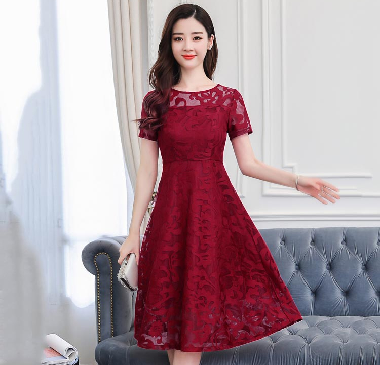 Đầm Ren Xòe Sang Trọng VD730 - V165