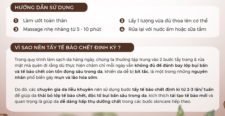 Combo Body Sáng Mịn Sạch Da Milaganics: Sữa Tắm Nha Đam Milaganics 280ml + Tẩy Da Chết Cà phê Milaganics 280g