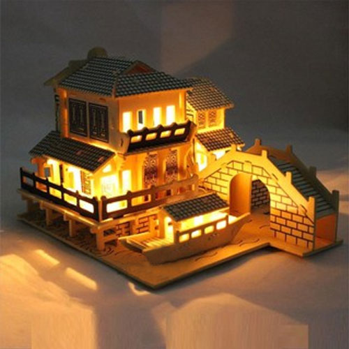 Đồ chơi xếp hình lắp ghép mô hình kiến trúc Trung Quốc Đào Hoa Đảo  đồ  deco trang trí đặt kệ sách  Shopee Việt Nam