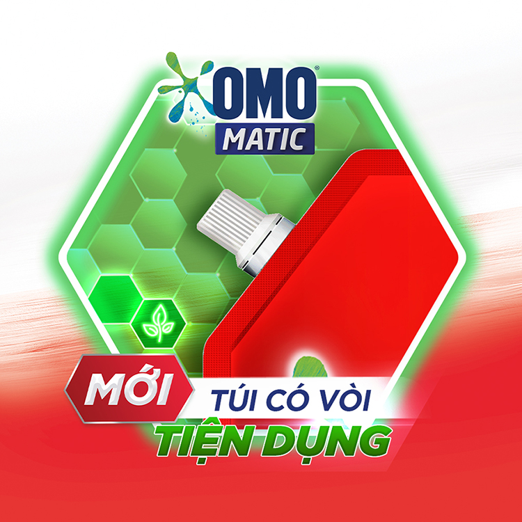 Combo 2 Túi Nước Giặt OMO Matic Comfort Hương Tinh dầu thơm 2.9kg