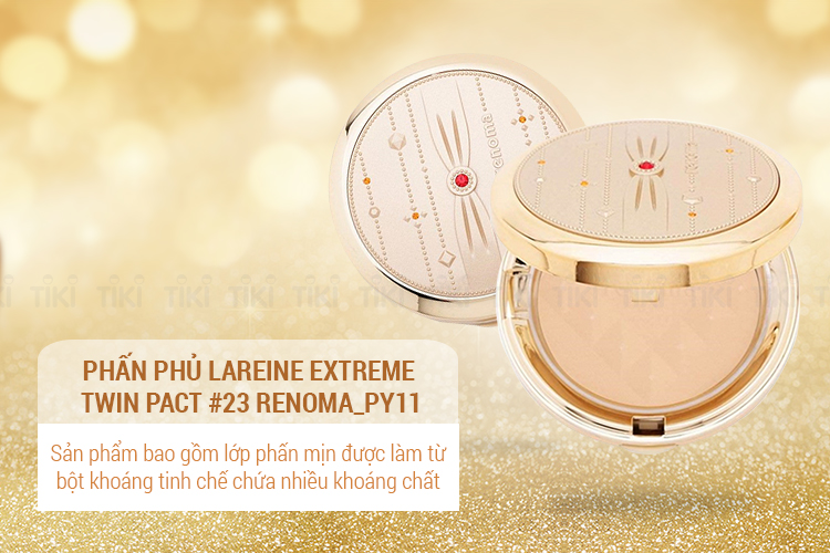 Phấn Phủ Lareine Extreme Twin Pact #23 Renoma_Py11