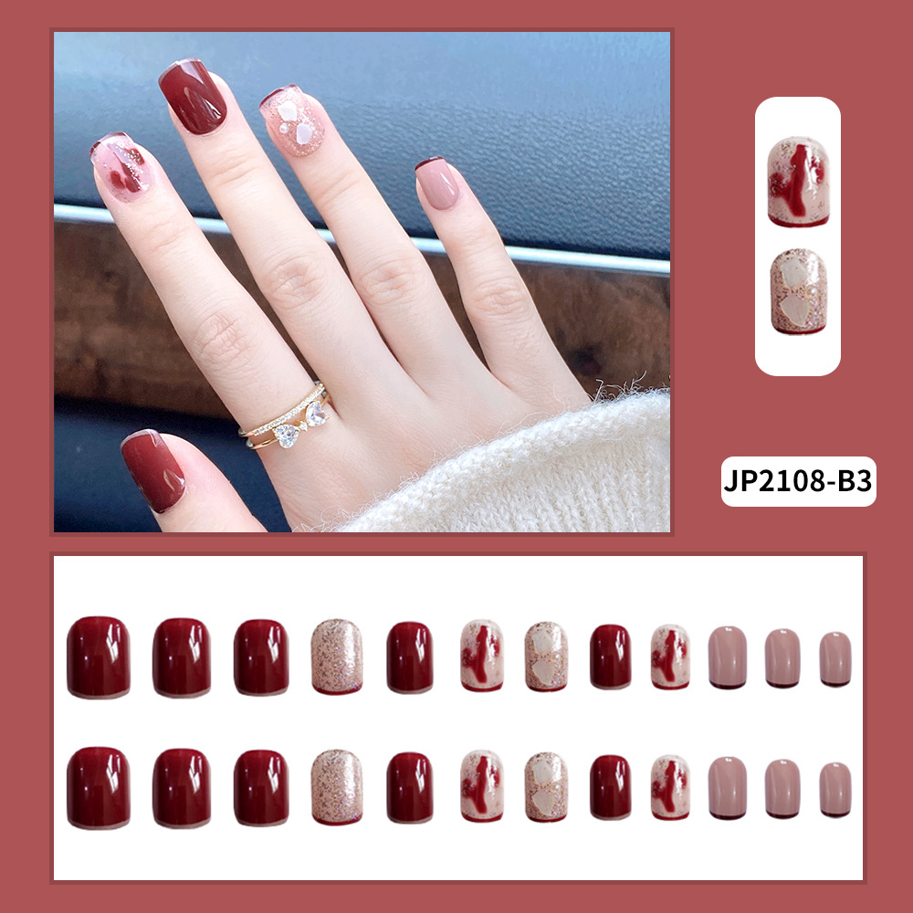 Nail đẹp màu đỏ kiểu Ombre giá tốt tại nhathuocsuckhoecom