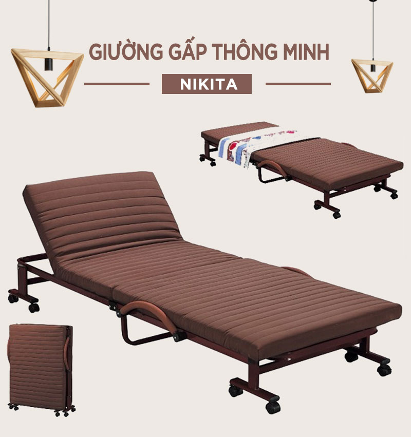 Giường gấp kiểu dáng Hàn quốc NIKITA NKT-HQ120