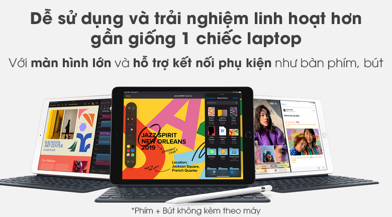 iPad 10.2 Inch WiFi/Cellular 128GB New 2019 - Hàng  Chính Hãng