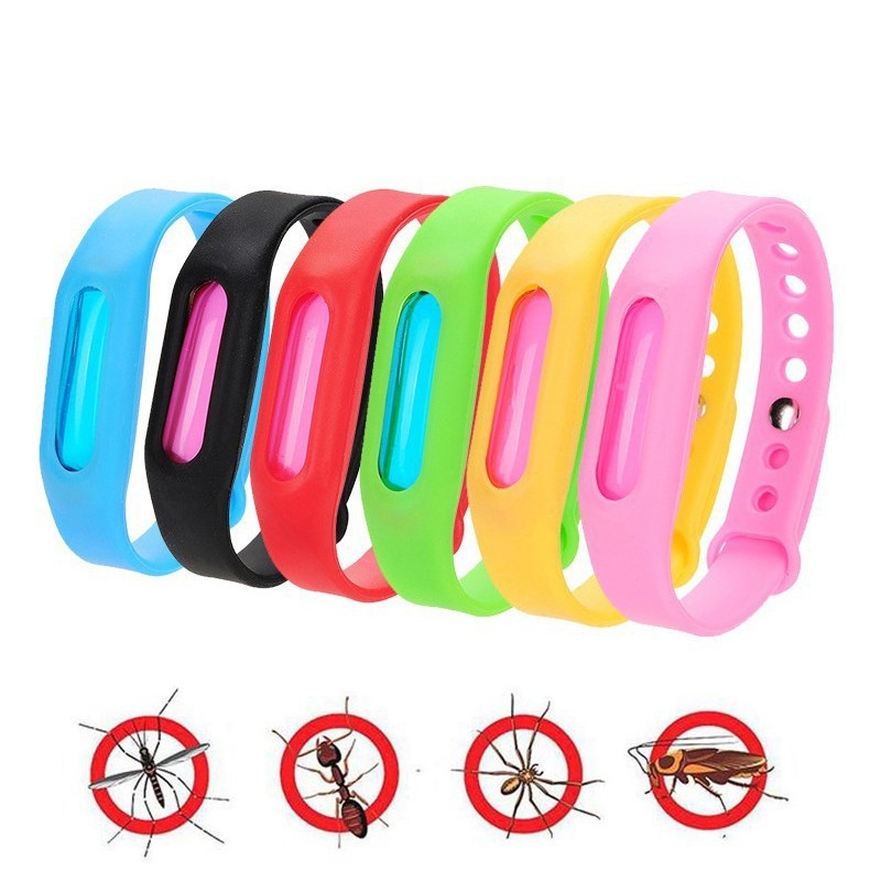 Vòng đeo tay đuổi muỗi, côn trùng chứa tinh dầu thực vật an toàn cho bé